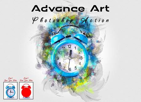 FreePsdVn.com 2208502 ACTION advance art photoshop action 7410764 cover