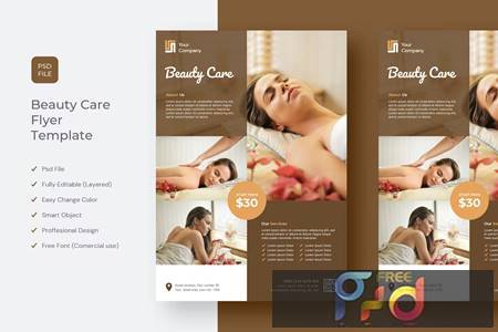 Beauty Care Spa Flyer 7NQ5G6L 1