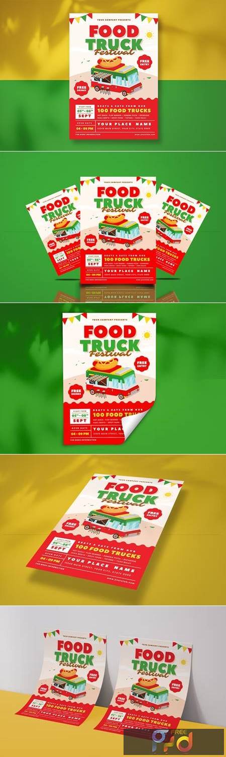 Food Truck Festival Flyer XAGLEVS 1