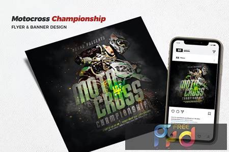 Motocross Championship Social Media Promotion 2Y2C8MK 1
