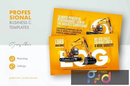 Construction Business Card Templates BC2G777 1