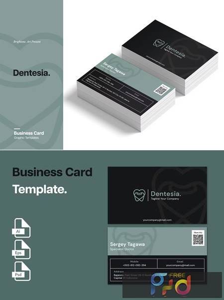 Dentesia Business Card Template 77YQD2Q 1