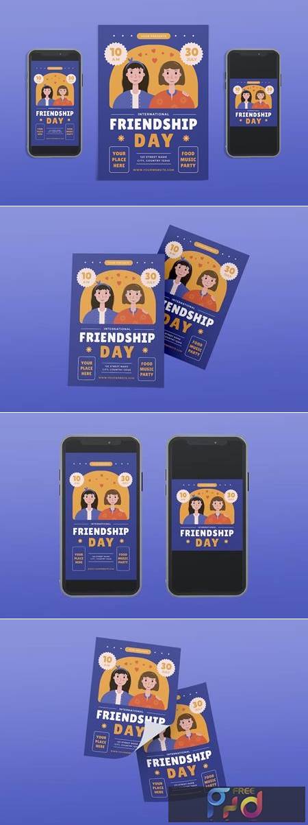 International Friendship Day Flyer 5FELDWG 1