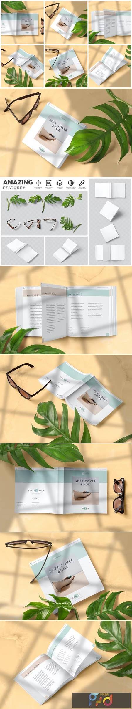 Square Shape Softcover Book Mockups A7SLWYR 1
