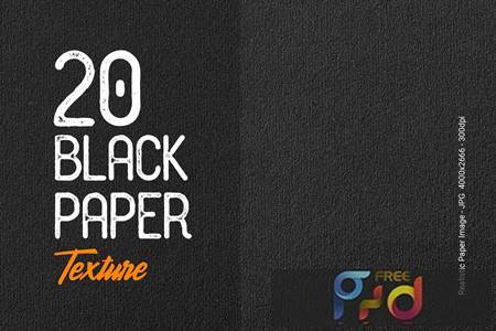 20 Black Paper Texture MT2M7HS 1