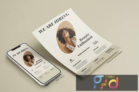 Job Vacancy Flyer Print And Digital Vol.1 JS8JTCR 1