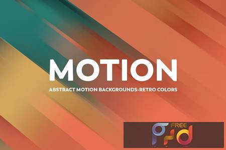 Abstract Motion Backgrounds-Retro Colors D4SM96L 1