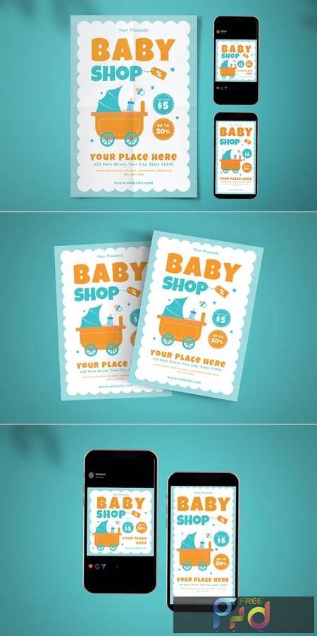 Baby Shop Flyer Set ZKR5CKE 1