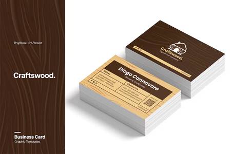 FreePsdVn.com 2210122 TEMPLATE business card template craftswood fft59mh cover