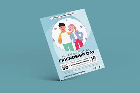 Freepsdvn.com 2210162 Template International Day Of Friendship Flyer Vl67x87 Cover