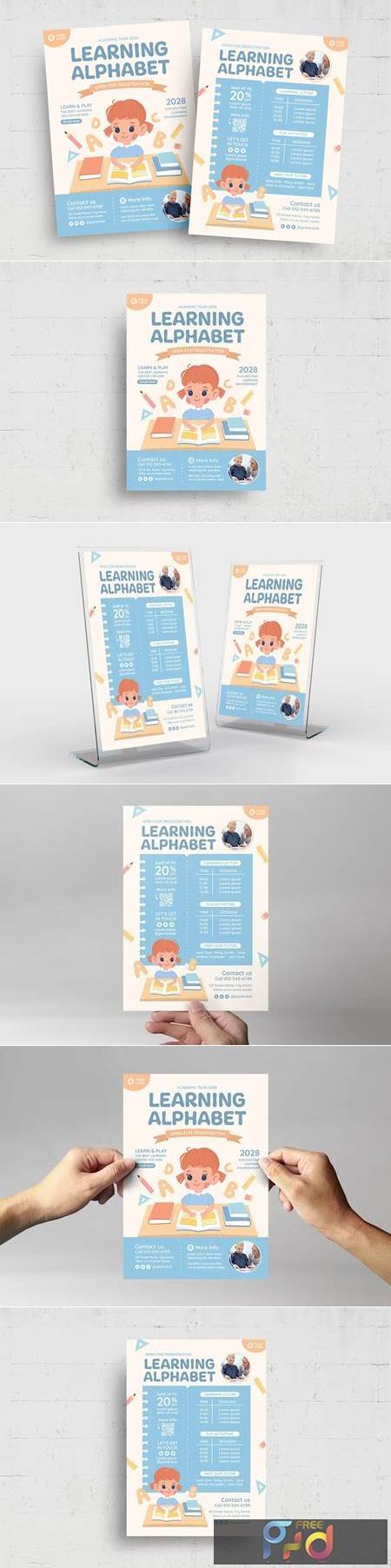 Preschool Education Flyer Template 7YS8357 1