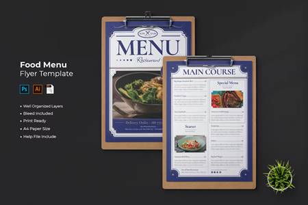 FreePsdVn.com 2210333 TEMPLATE food menu flyer template 3m9mt2c cover