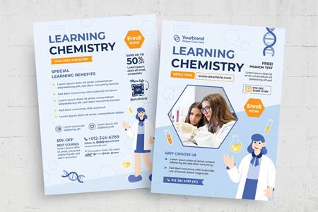 FreePsdVn.com 2210404 TEMPLATE chemistry science education flyer 82twlca cover