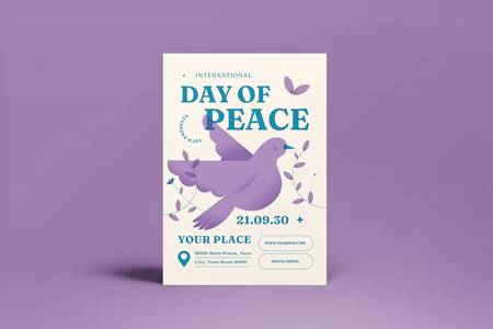 FreePsdVn.com 2210417 TEMPLATE international peace day flyer f6v8dmk cover