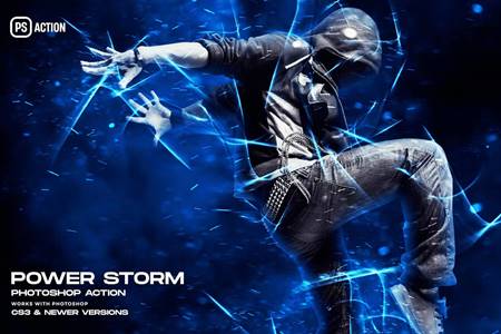 FreePsdVn.com 2210542 ACTION power storm photoshop action 9yc3cyj cover