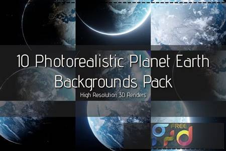 10 Photorealistic Planet Earth Backgrounds Pack 5MDXKZ8 1