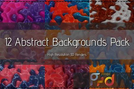 12 Exclusive Abstract Backgrounds Pack 46YTELZ 1