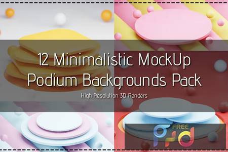12 Minimal MockUp Scenes Exclusive Pack XVL5YDH 1
