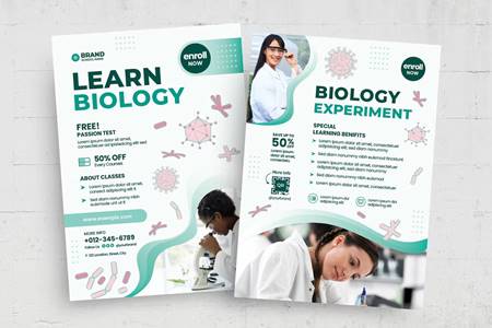 FreePsdVn.com 2211097 TEMPLATE biology science medical flyer 8jcp56s cover
