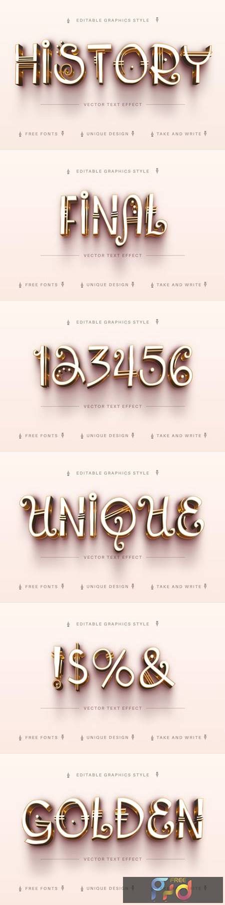 Golden History - Editable Text Effect, Font Style 9S8PGWP 1
