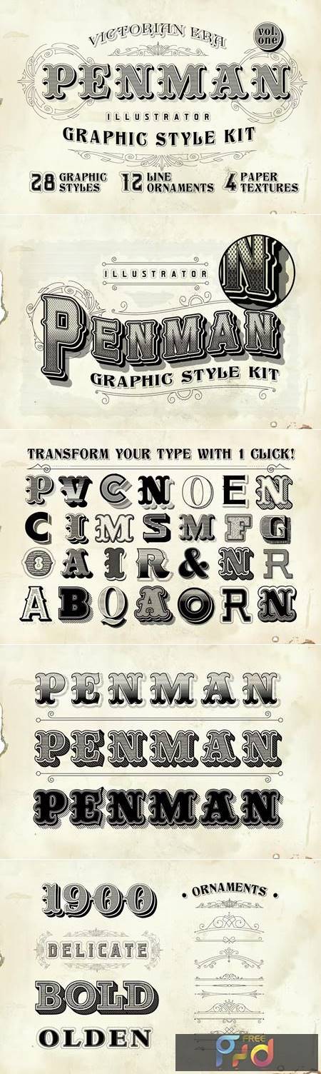 Penman Victorian Text Effects X8SQ5M6 1