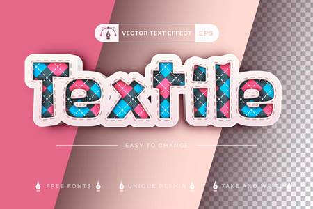 Freepsdvn.com 2211231 Vector Textile Argyle Editable Text Effect Font Style H3fp8mv Cover