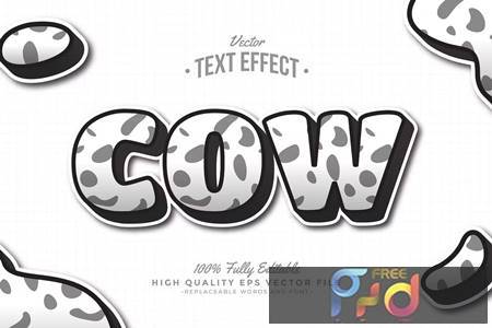 Cow White Text Effect 5GAKRJL 1
