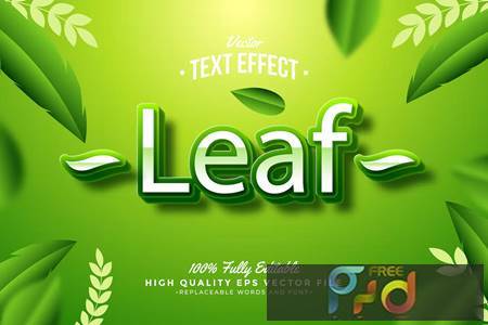 Leaf Text Effect 58WQM56 1