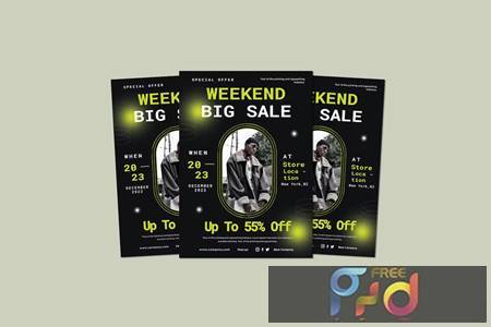 FreePsdVn.com 2211355 TEMPLATE gradation weekend big sale flyer a8pb7q9