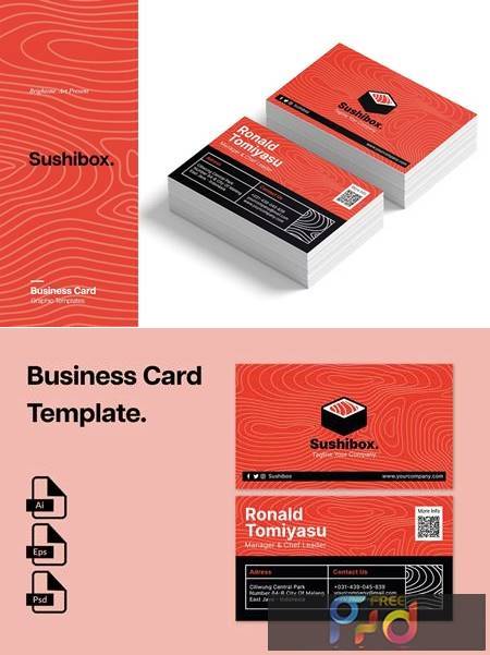 Business Card - Sushibox ZEUYJUF 1