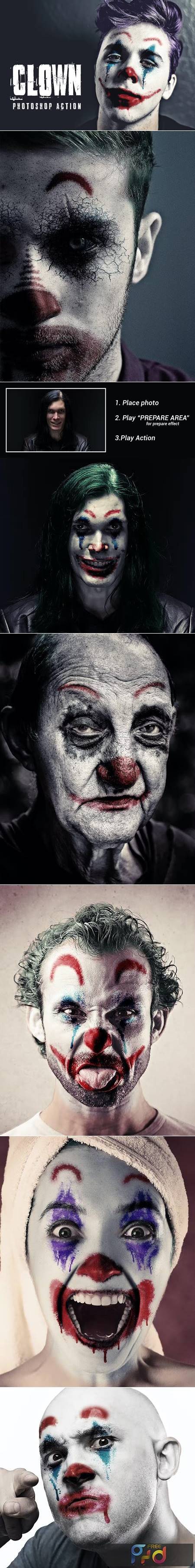 Clown - Photoshop Action SKK6G6H 1