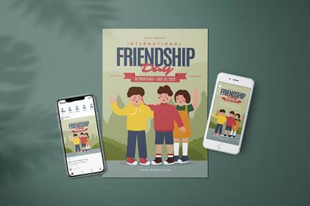 FreePsdVn.com 2211399 TEMPLATE international friendship day flyer media kit 2jl22em cover