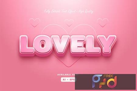 Lovely - Text Effect TUWECYL 1