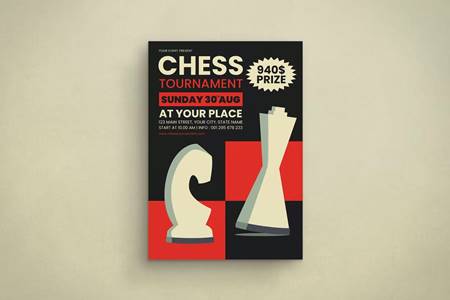 FreePsdVn.com 2211478 TEMPLATE chess tournament flyer npqjn2r cover