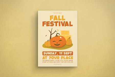 FreePsdVn.com 2211480 TEMPLATE fall festival flyer bwjfz6k cover
