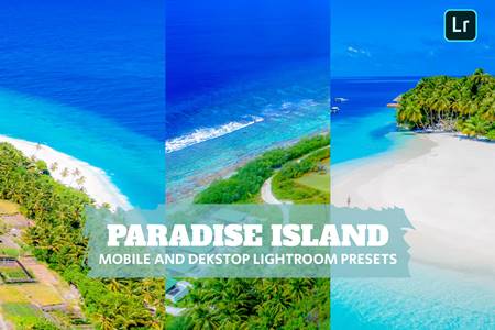 FreePsdVn.com 2212101 PRESET paradise island lightroom presets dekstop mobile ev4k575 cover
