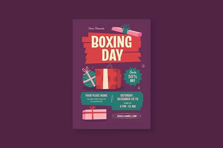 Freepsdvn.com 2212339 Template Boxing Day Flyer 9z6tn8r Cover