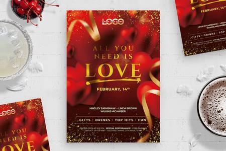 Freepsdvn.com 2212496 Template Valentines Flyer Template Bwa84k4 Cover