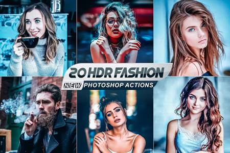 Freepsdvn.com 2301089 Action Fashion Hdr Photoshop Actions K8n82x7 Cover