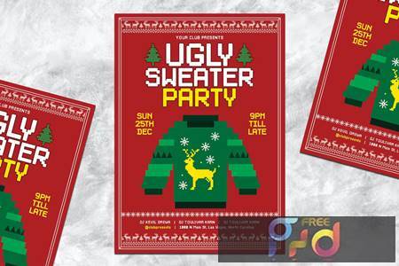 FreePsdVn.com 2301151 TEMPLATE ugly sweater party flyer g9ul86d