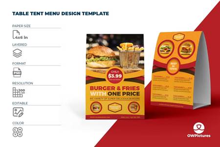 FreePsdVn.com 2301312 TEMPLATE burger restaurant table tent template vol4 ltd7b8u cover