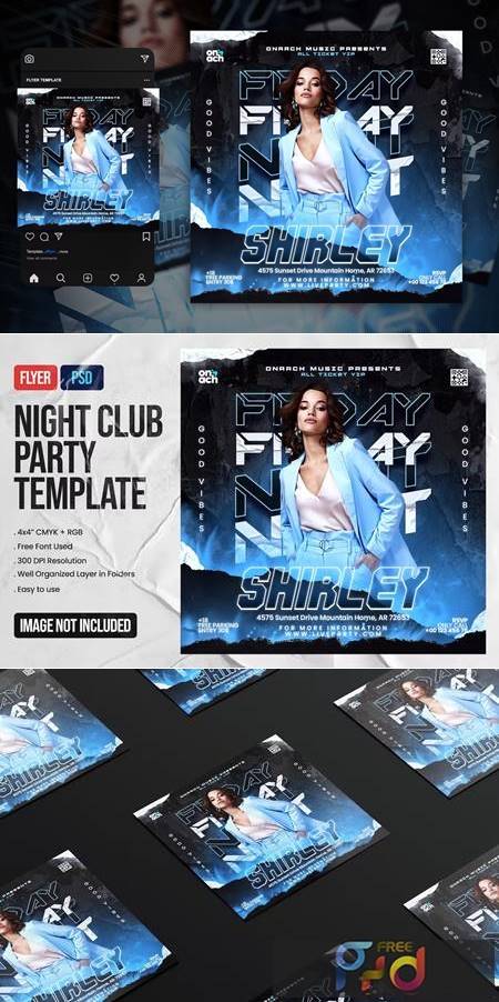 FreePsdVn.com 2301330 TEMPLATE night club party flyer template bz38wh6