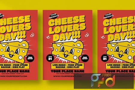 Cheese Lovers Day Flyer PQNPL8F 1