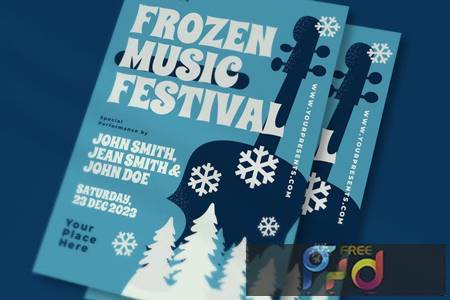 Frozen Music Festival Flyer AYD6C89 1