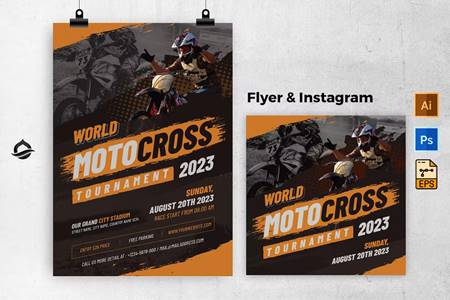 Freepsdvn.com 2302032 Template Flyer World Motocross Tournament 2023 S2zalx3 Cover