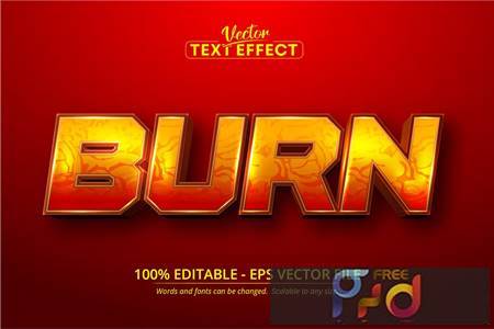 Burn - Editable Text Effect, Font Style 95VYLC2 1