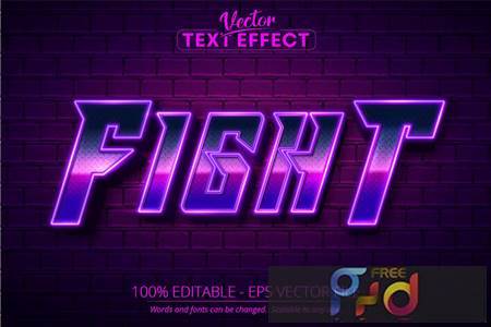 Fight - Editable Text Effect, Font Style W8ZA67Y 1