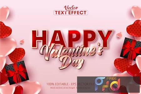 Valentine's Day - Editable Text Effect, Font Style PV3FECV 1