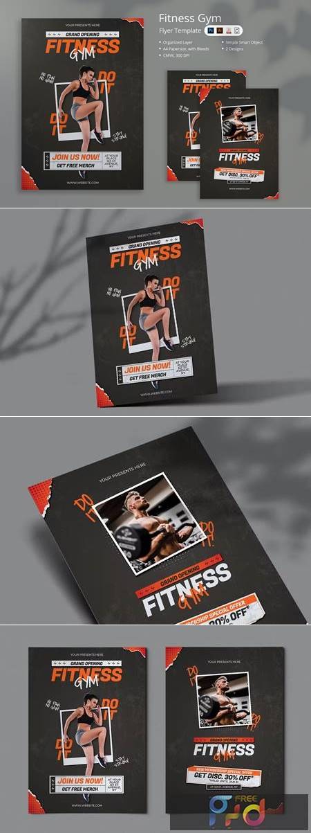Dotho - Fitness Gym Flyer CPVCE32 1