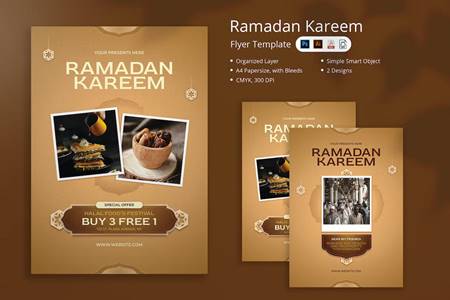 Freepsdvn.com 2302243 Template Pilgi Ramadan Kareem Flyer 78ud3fb Cover